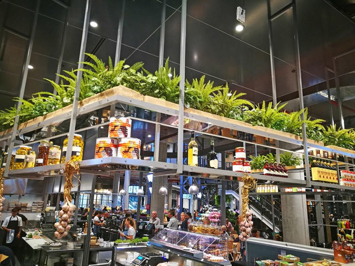 Food Mall area assorted eateries