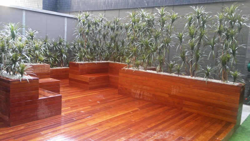 Deck Planters in Office Tower