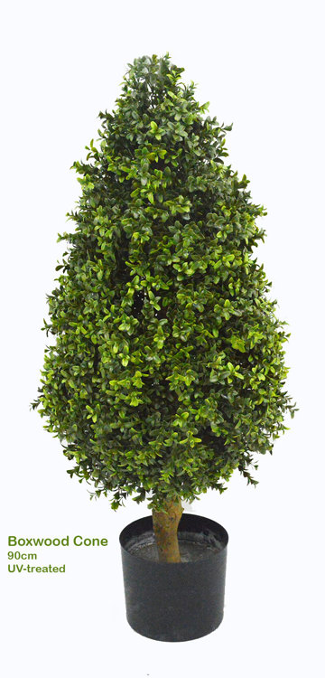 Articial Plants - Boxwood Cone 90cm UV