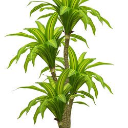 Happy Plant 1.9m quadruple-head - artificial plants, flowers & trees - image 10