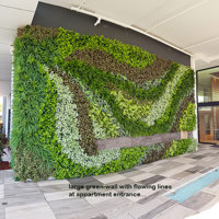 Large feature Green-Wall in apartment entry courtyard... poplet image 9