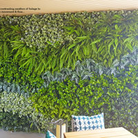 Artificial Green Walls installed over mixture of surfaces & angles to create a seamless flow... poplet image 5