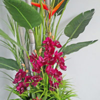 "Tropical Resort Feel"- adding vibrant colours with artificial plants... poplet image 7