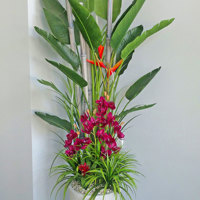 "Tropical Resort Feel"- adding vibrant colours with artificial plants... poplet image 2