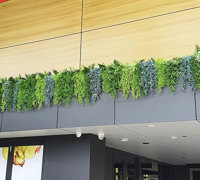 Latest UV-rated 'Green-Curtains' used on Shopping Centre facade...