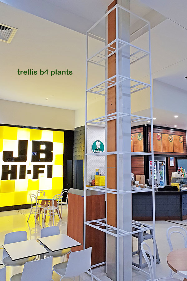 Greenery Trellis in mall freshens-up food court... image 2
