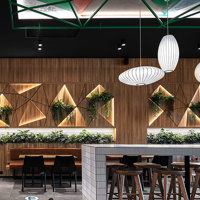 Modern Japanese Restaurant- re-imagined using a green-theme... poplet image 10