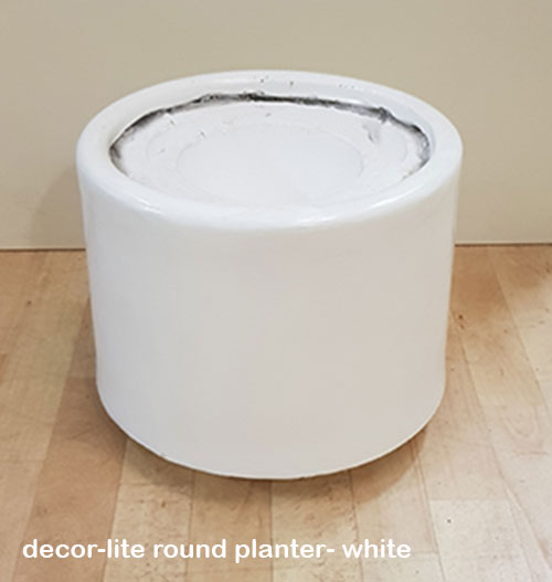Planters- decor-lite round- large
