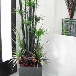 Planters- terrazzo-lite cube med - artificial plants, flowers & trees - image 2