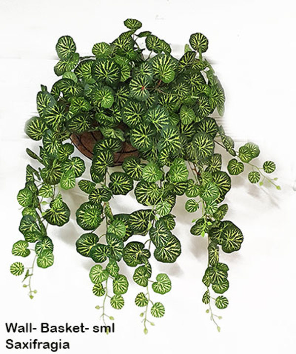 Articial Plants - Wall-Baskets Saxifragia- sml
