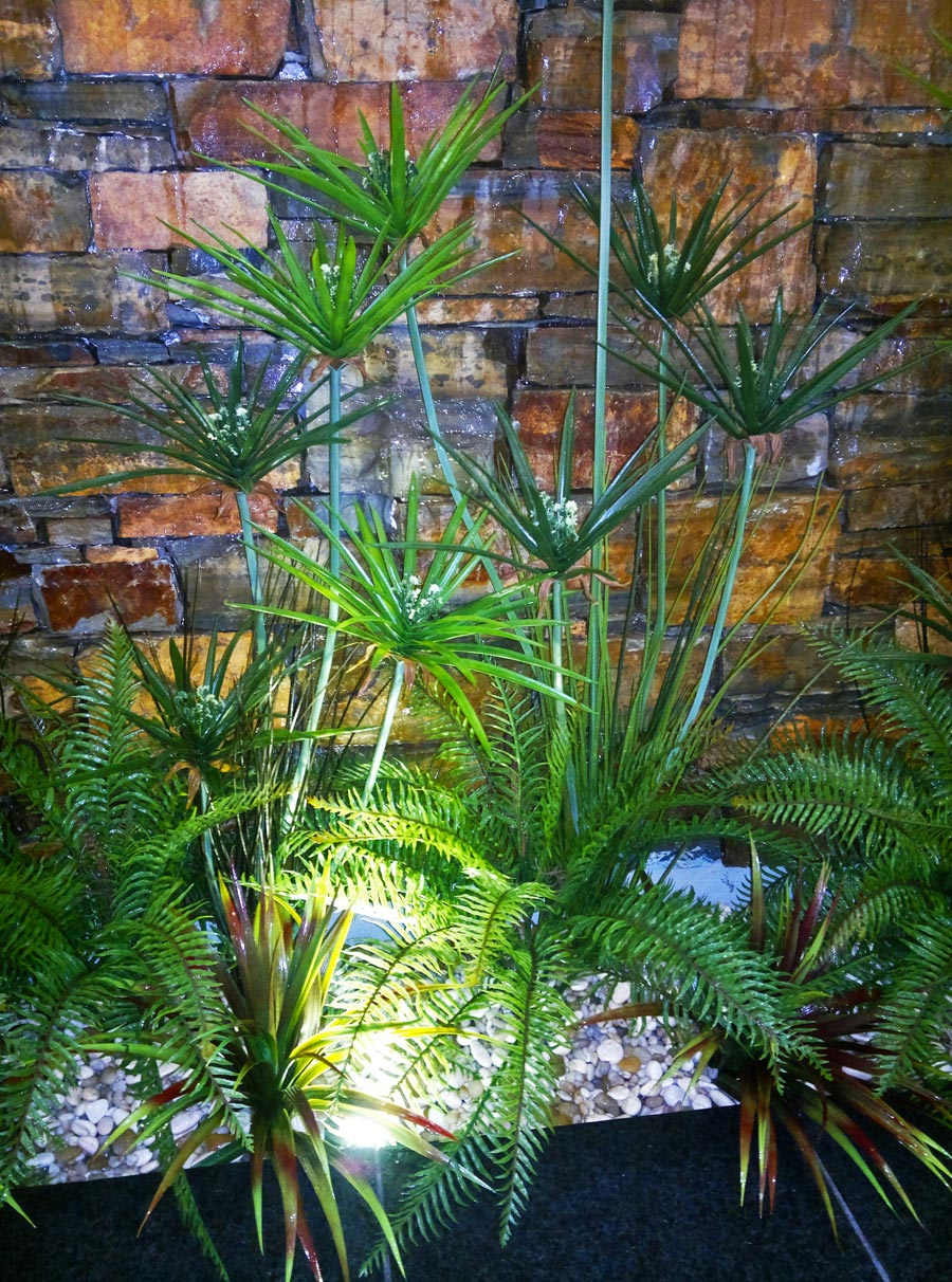 artificial papyrus, fake papyrus, artificial water plant