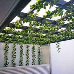 Artificial Trailing Vines- Philo Garland [philodendron] - artificial plants, flowers & trees - image 3