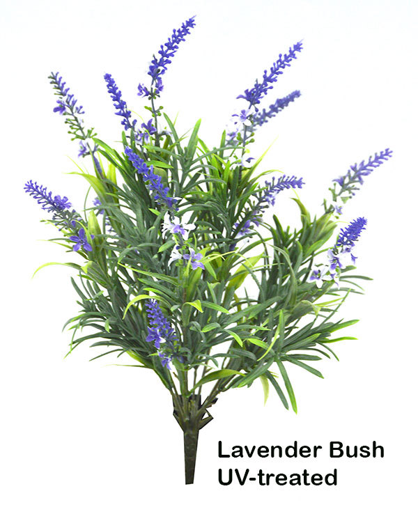 Articial Plants - Lavender Bush UV-treated