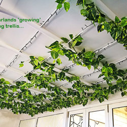 Trailing Vines - 1.8m Geranium Garland - artificial plants, flowers & trees - image 6