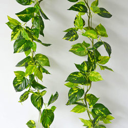 Artificial Trailing Vines- Philo Garland [philodendron] - artificial plants, flowers & trees - image 2