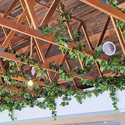Artificial Trailing Vines- Philo Garland [philodendron] - artificial plants, flowers & trees - image 5