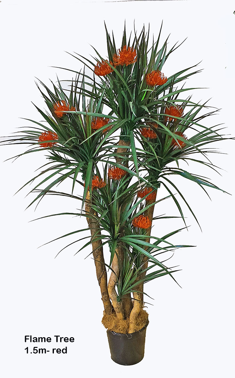 artificial flowering trees, fake flowering trees , outdoor artificial