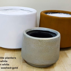 Planters- decor-lite round- small - artificial plants, flowers & trees - image 4