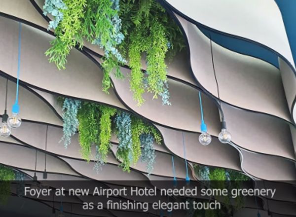 Elegant Foyer at new Airport Hotel