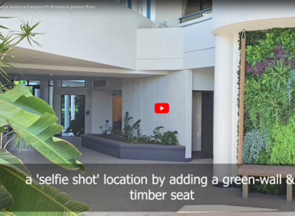 Latest stand-out Venue revamp at Kangaroo Pt, Brisbane & greenery flows...