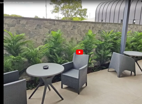Planting artificial plants straight into the garden outdoors!!!