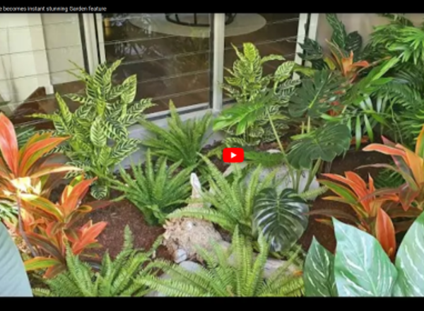 Residential eyesore becomes instant stunning Garden feature