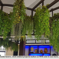 Hanging-Baskets transform new Tavern balcony from drab to cool green... poplet image 8