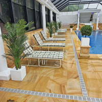 Formal Topiary & Palms finish-off magnificent covered pool courtyard... poplet image 6