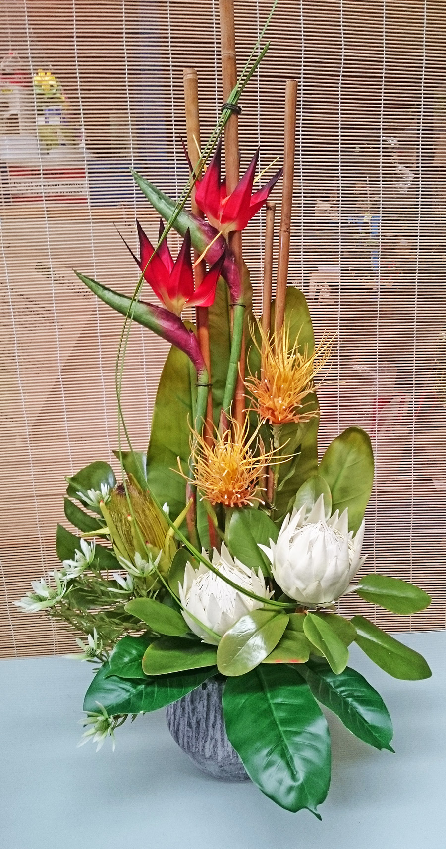 bright native-themed  floral