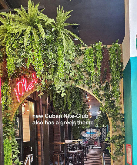 New Cuban Nite-Club also has a green theme...