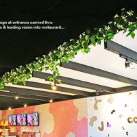 Artificial Greenery for VISUAL IMPACT in restaurant poplet image 2
