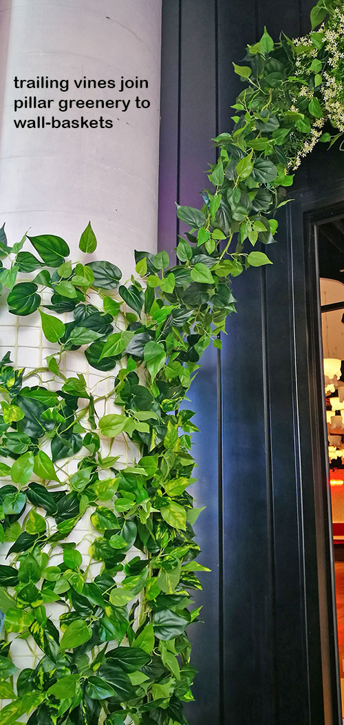 Artificial Greenery for VISUAL IMPACT in restaurant image 10