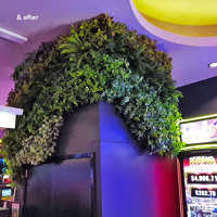 Flowing Green-Wall design for Gaming Rooms... poplet image 9