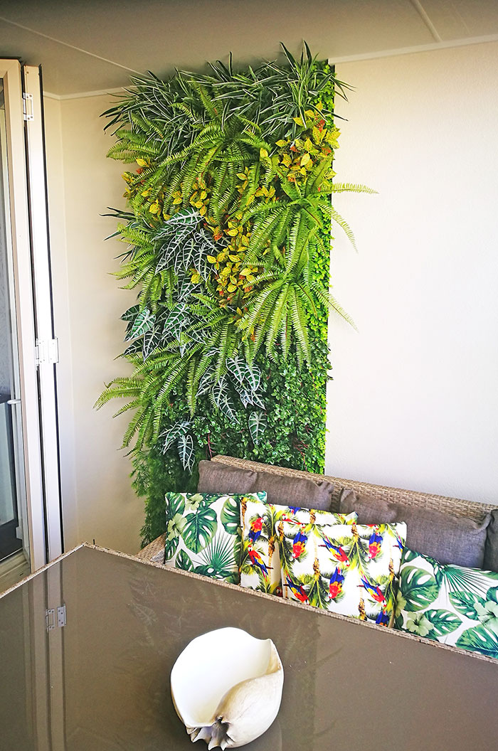 Artificial Green Wall to hide an unwanted balcony window... image 3