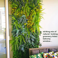 Artificial Green Wall to hide an unwanted balcony window... poplet image 4