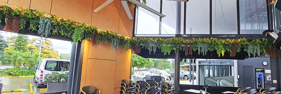 Breezy 'green-curtain' for popular Cafe... image 2