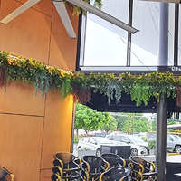 Breezy 'green-curtain' for popular Cafe... poplet image 1