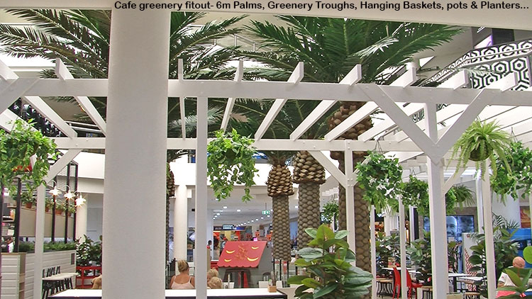 Cafe in Mall is a green oasis...
