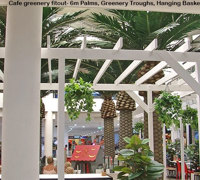 Cafe in Mall is a green oasis...
