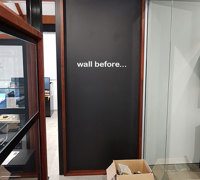 Before & After Shots..... Green-Walls 5