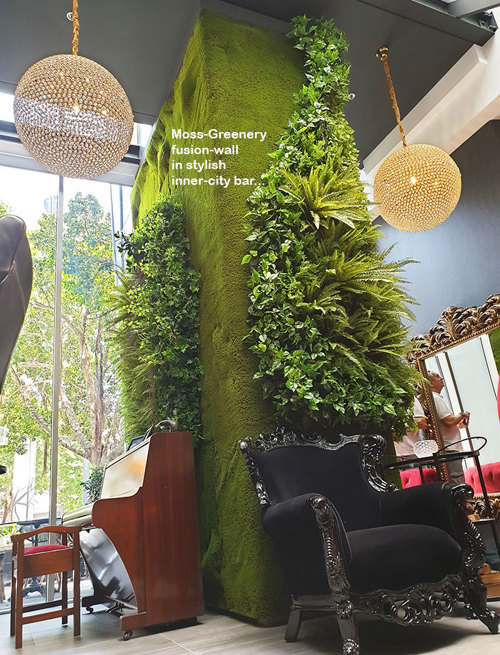 Moss/Green-Wall fusion is the latest direction...