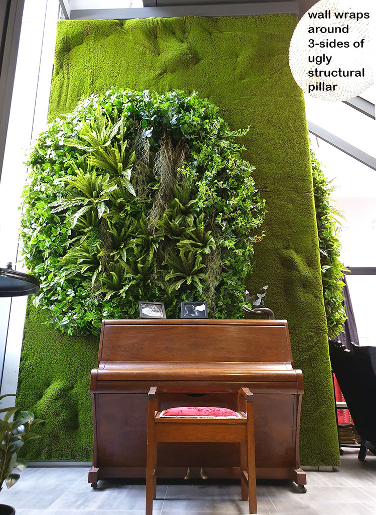 Moss/Green-Wall fusion is the latest direction...