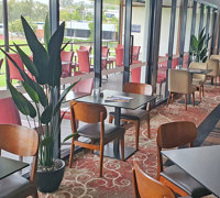 New extensions at large Club feature lush greenery...