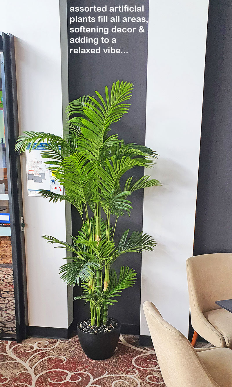 New extensions at large Club feature lush greenery...