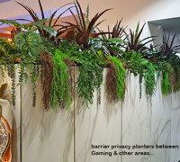 New extensions at large Club feature lush greenery...