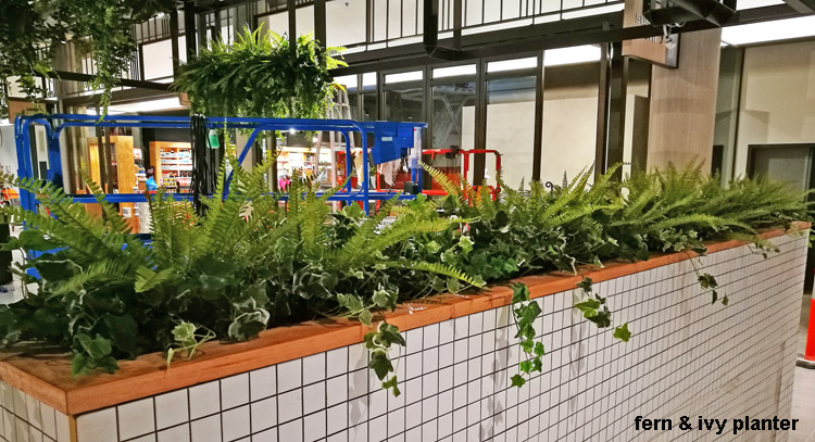 Shopping Mall- various greenery