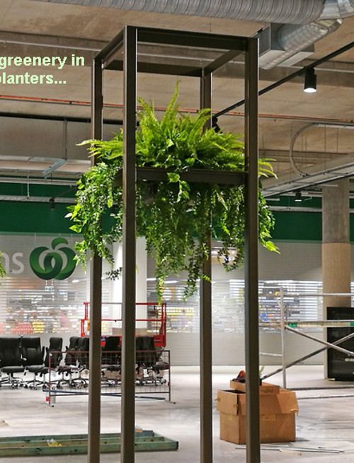Shopping Mall- various greenery