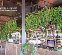 Green-Theme for funky urban bar
