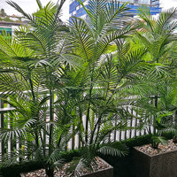 Green balcony privacy screen with UV-treated palms poplet image 5