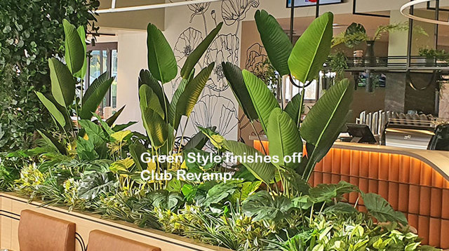 Green-Style finishes off stunning Club extension...